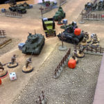 ミニチュアゲーム ボルトアクションのゲーム風景